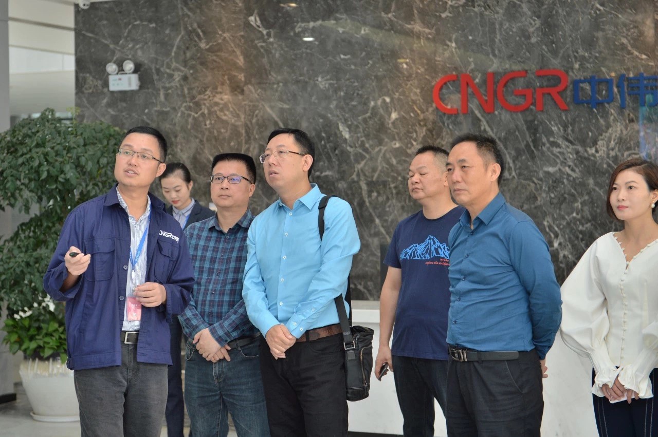 省生态环境厅相关领导赴中伟新材料中部产业基地调研